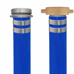 Blue-PVC-Discharge-Hoses-Pin-Lug